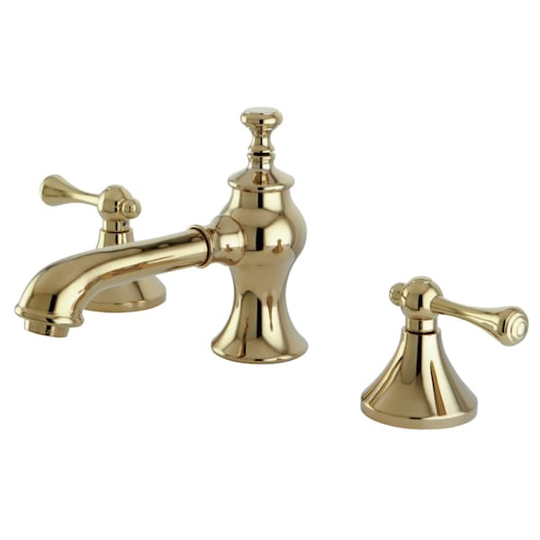 KC7062BL 8" Widespread Bathroom Faucet, Polished Brass